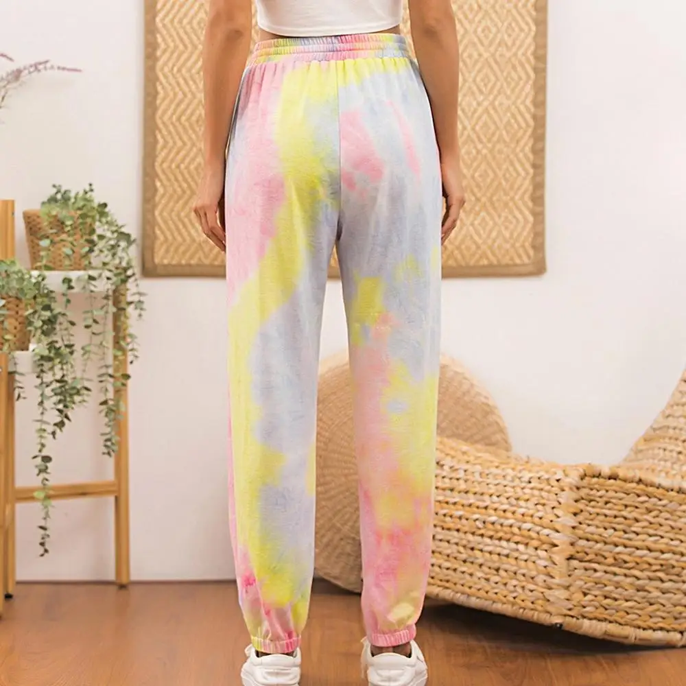 Женские удобные прямые широкие свободные спортивные брюки с карманами