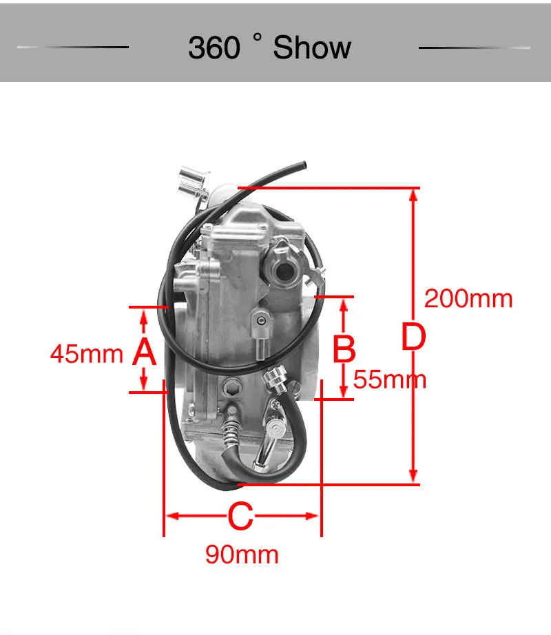 ZSDTRP CARB Карбюратор Замена для Mikuni HSR TM45 45 мм легкий комплект карбюраторов для HARLEY MIKUNI EVO EVOLUTION двойная камера carby