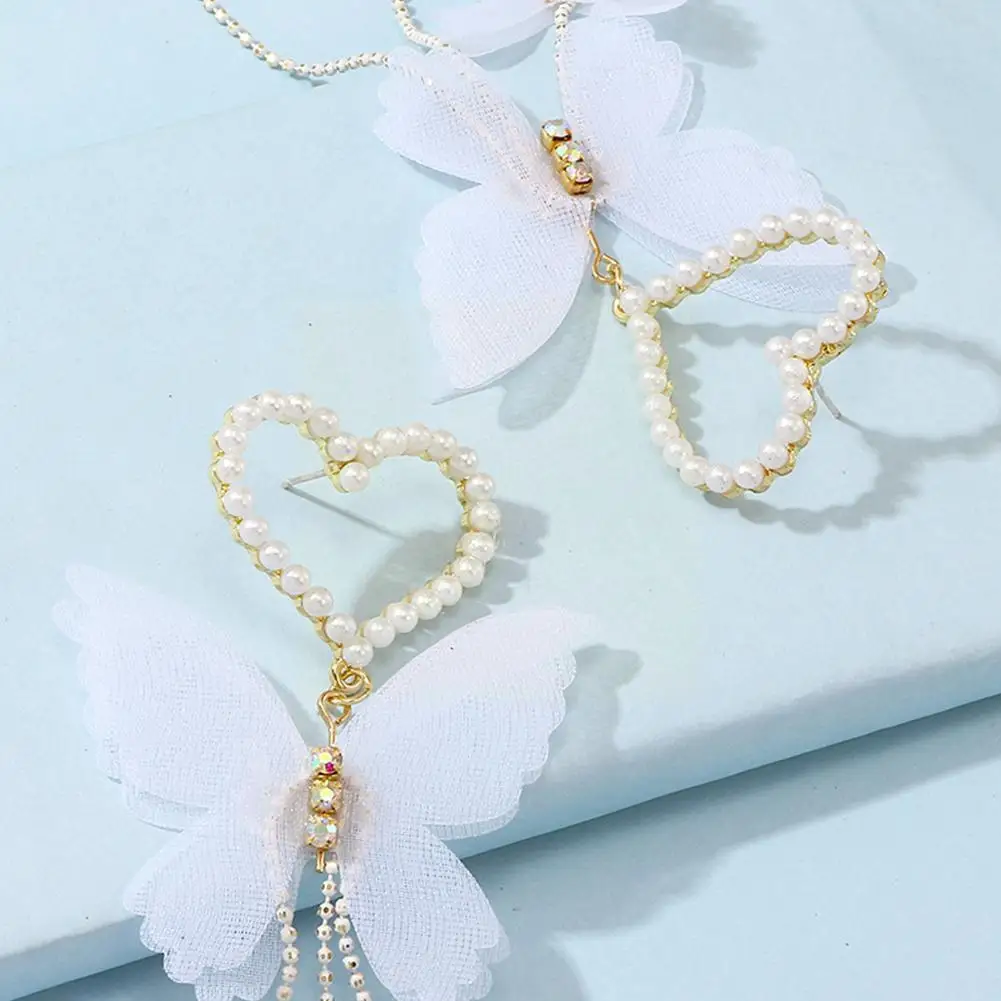 

Pearl Earrings Korean Luxurious Long Tassel Dangle Earring For Women Fashion Exquisite Romantic Love Earrings Jew E6d8