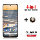 4-в-1 для стекла Nokia 5,3 закаленное стекло для Nokia 8,3 7,2 6,2 3,2 4,2 Защитная пленка для объектива камеры для телефона для Nokia 5,3