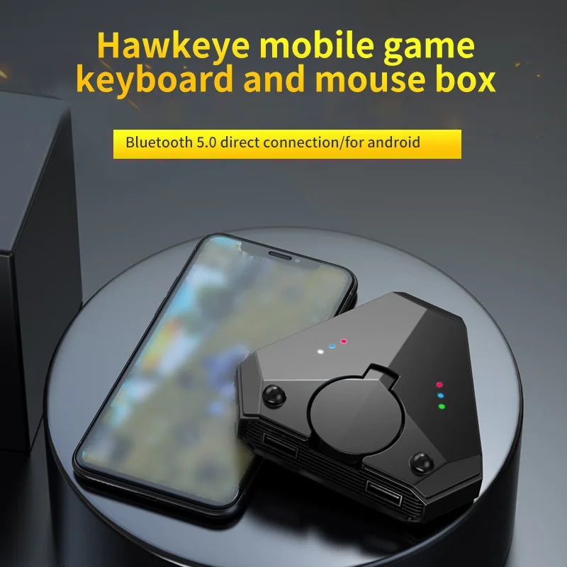 Новый мобильный геймпад клавиатура мышь конвертер адаптер док станция для Android IOS