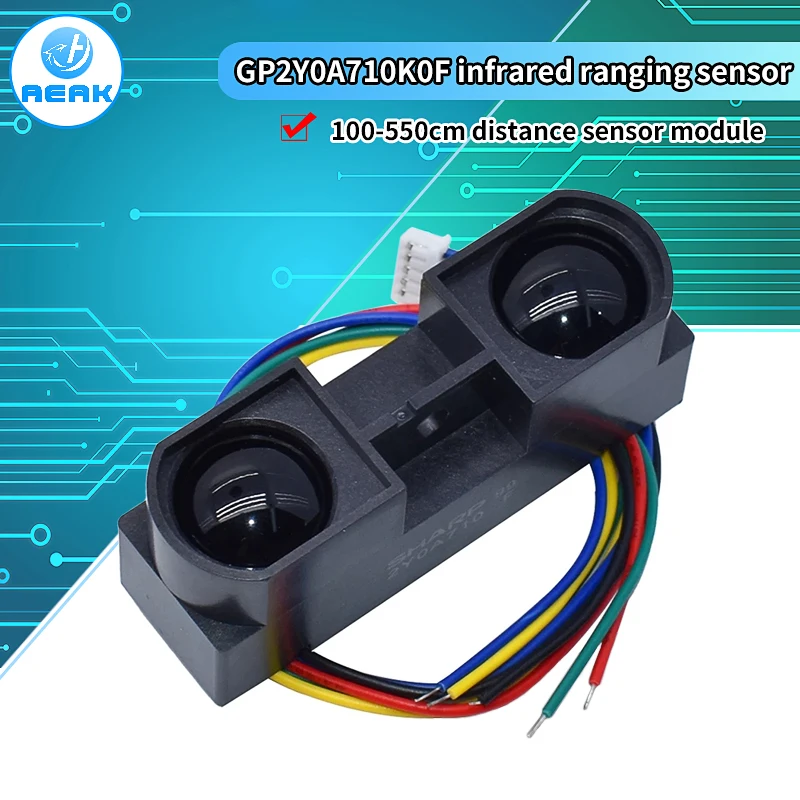 

GP2Y0A710K0F 100% NEW SHARP 2Y0A710K 100-550cm Infrared distance sensor INCLUDING WIRES