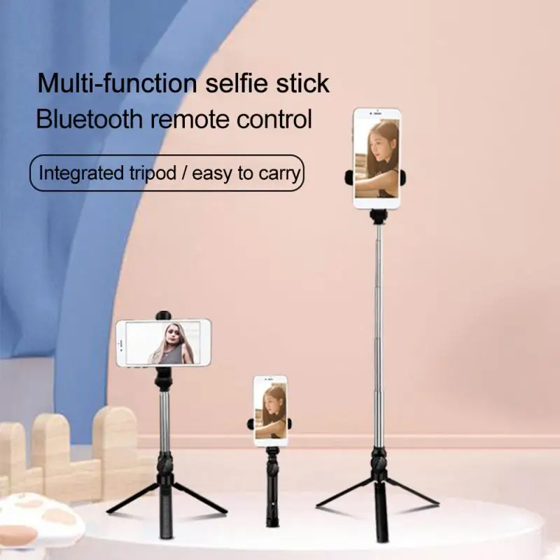 Беспроводная Bluetooth селфи Палка с поворотом на 360 градусов выдвижной ручной