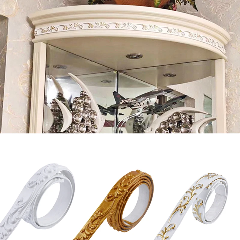 

Трехмерный самоклеящийся плинтус, 3D, для дома, Потолочный фон, для стен, декоративная линия талии из ПВХ