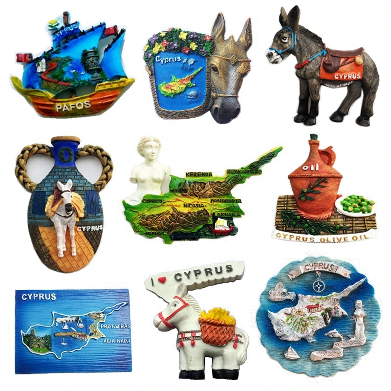 Карта средиземноморского транспорта сувениры ручной работы 3D магниты на