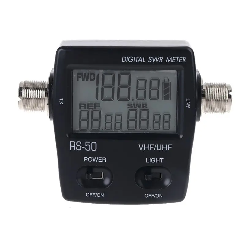 NISSEI RS 50 цифровой SWR Watt Meter 125 525MHz UHF / VHF M Type Connector Micro USB DC 5V Выход для TYT Baofeng|Запчасти и