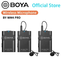 boya by wm4 pro k1 k6 2 4g wireless lavalier microphone vlog for dslr iphone android interviews reporting vloggings podcasts