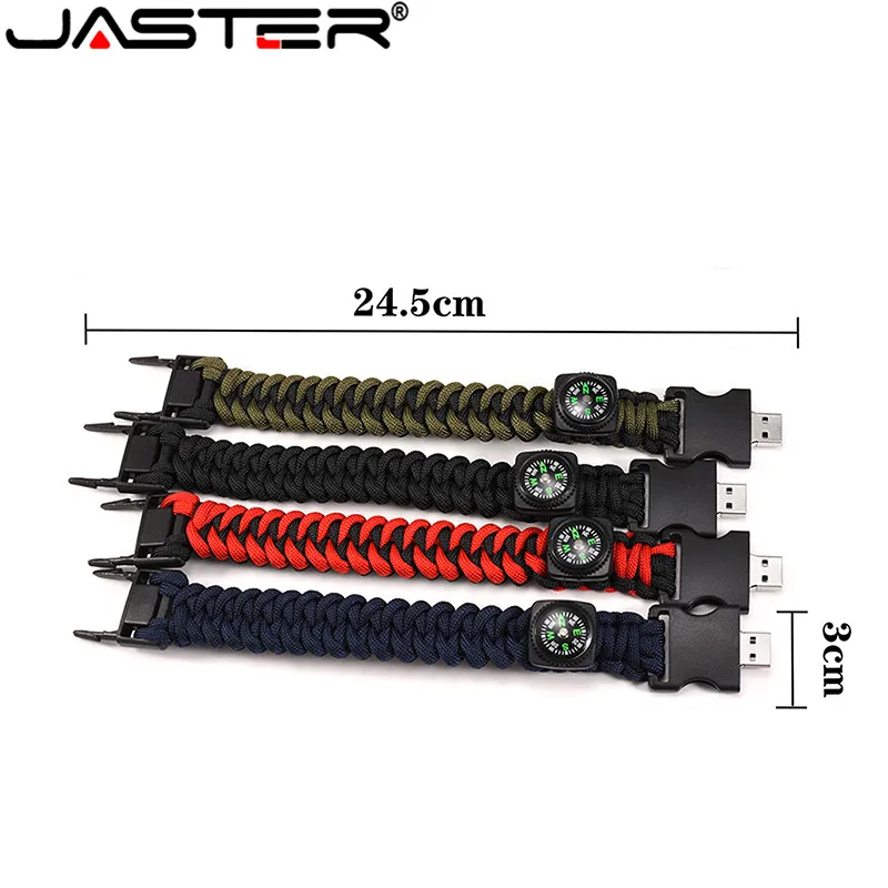 JASTER популярный нейлоновый Браслет USB с компасом флэш-накопитель SB 2 0 ручка
