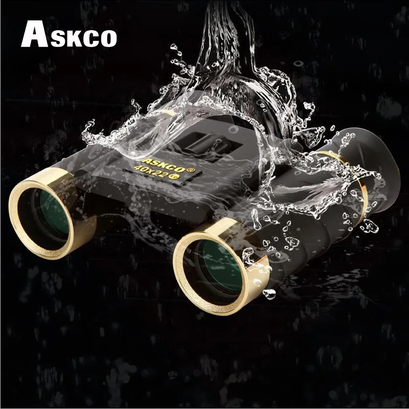 Askco 40X22 высокомощный Бинокль Профессиональный охотничий телескоп ночного видения без инфракрасного туризма на открытом воздухе Высокое качество видения
