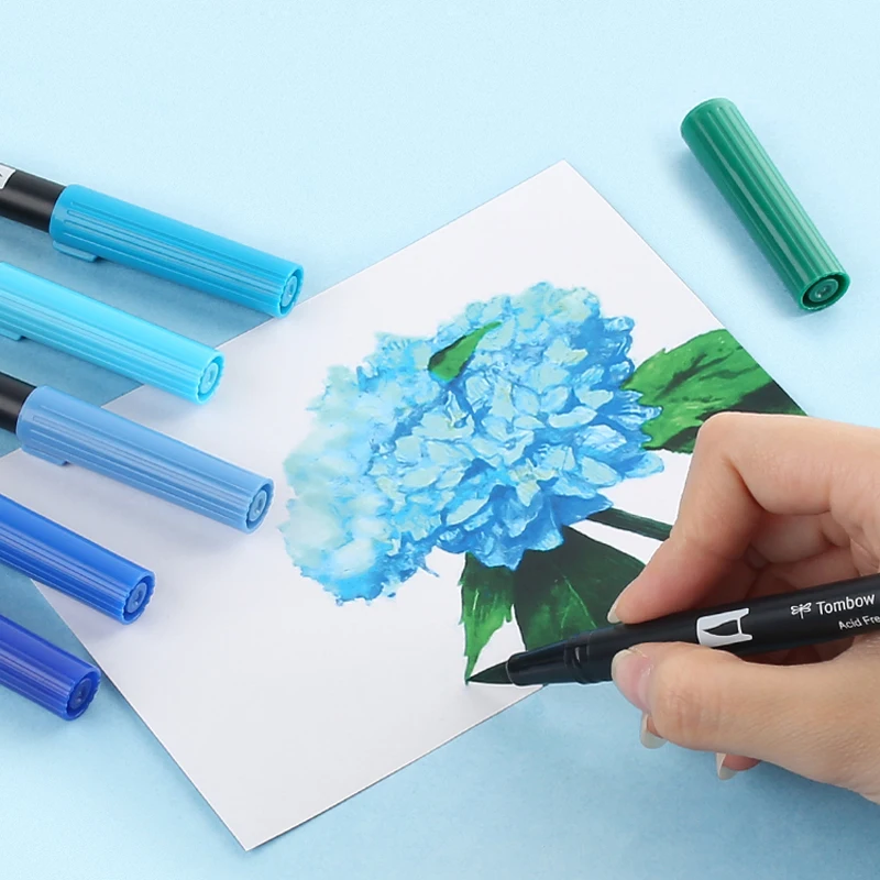 1 шт. Tombow Стрекоза ABT с двойной головкой кисть для акварели ручка начинающих