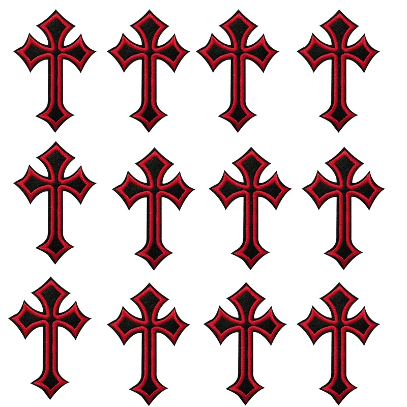 10 шт. патчи Pulaqi с изображением Иисуса и Красного Креста