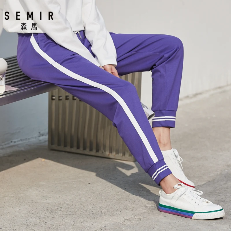 Женские повседневные брюки SEMIR хлопковые с эластичным поясом спортивные