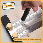Высокоточная линейка UMYUU, измерительный инструмент для столярных работ, Т-образных отверстий, из нержавеющей стали