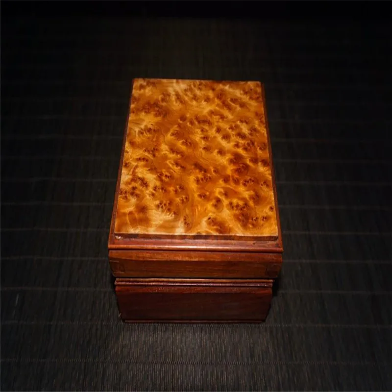 

Шкатулка для ювелирных изделий из камфора, резная под старину