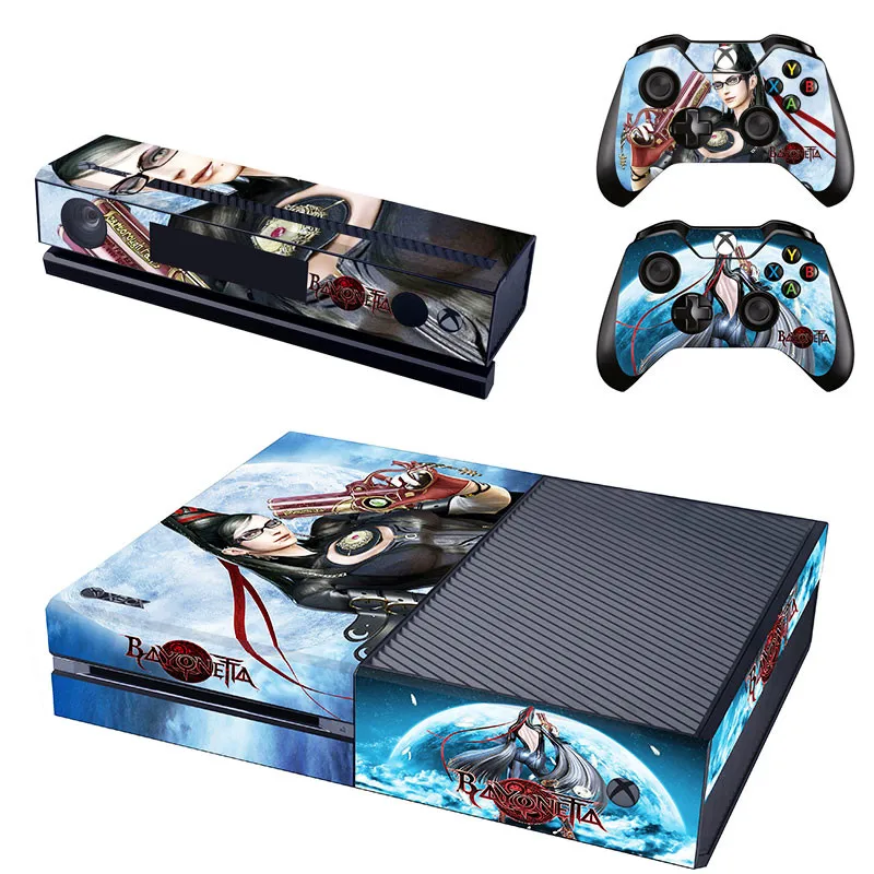 Наклейка s Bayonetta для xbox one Виниловая наклейка кожи Pegatinas Adesivo консоль Kinect два