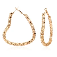 trendy french fashion jewelry earrings asymmetric love statement large hoop earring heart shaped long earrings women brincos