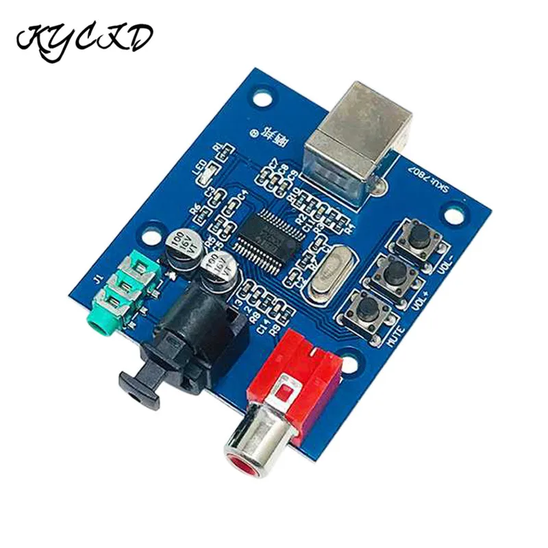 PCM2704 USB DAC плата к SPDIF звуковая карта оптоволоконный коаксиальный 3 5 мм AUX разъем