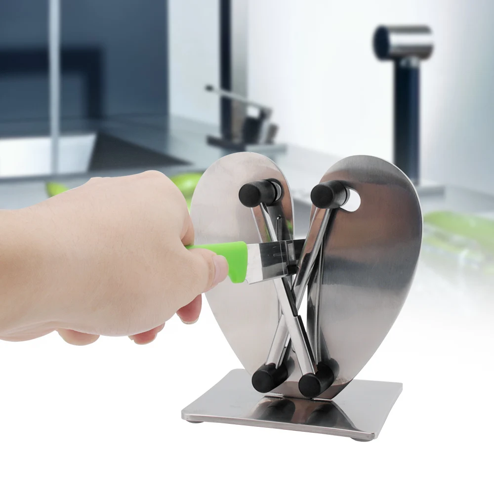 

Knife Sharpener Professional Kitchen Sharpening Stone Grinder knives Whetstone Tungsten Diamond Ceramic Sharpener Tool
