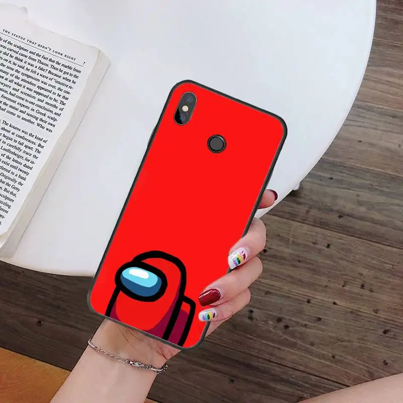 

Hot game Among Us Phone Case For Xiaomi Redmi note 7 8 9 t k30 max3 9 s 10 pro lite