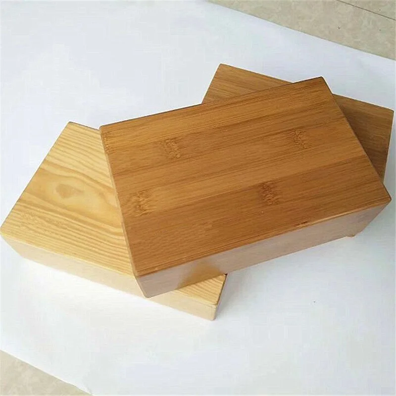 3*6*9 дюймов Бамбук твердой древесины блоки для йоги из пеноматериала ролик