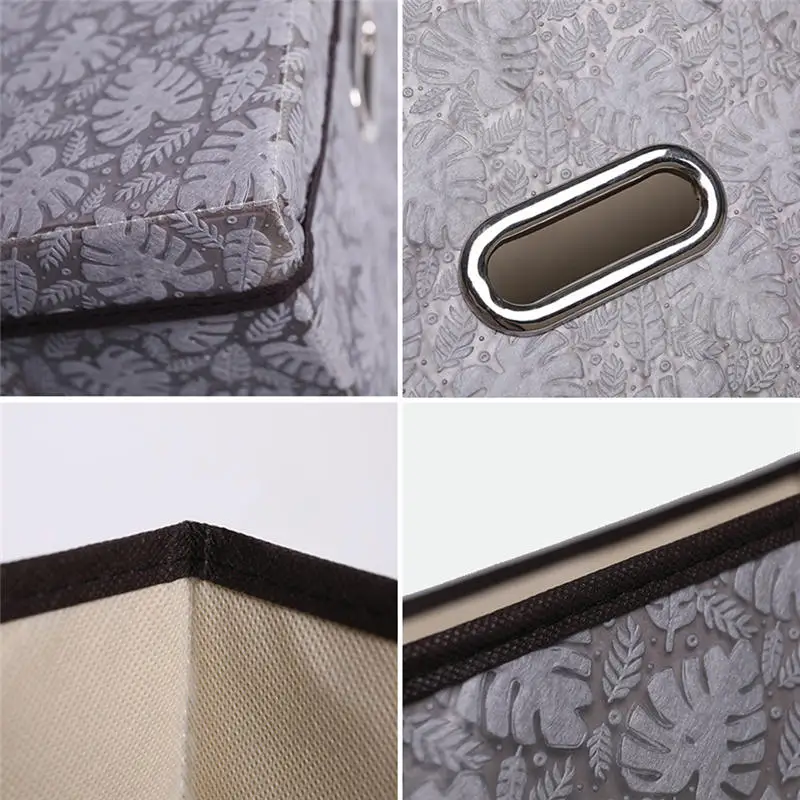 Складной большой органайзер ящик коробка для хранения нетканый тканевый чехол для игрушек книга мусора органайзер для домашнего гардероба коробка для хранения