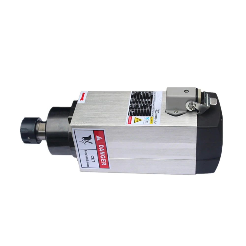 1.5KW 220V CNC мотор шпинделя с воздушным охлаждением мотор шпинделя ER11 цанговый патрон деревообрабатывающий фрезерный станок Инструменты с 4 подшипниками для гравера