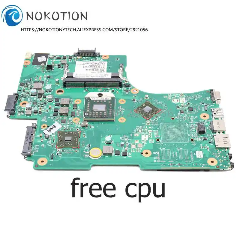 Материнская плата NOKOTION V000218060 1310A2333209 для ноутбука TOSHIBA Satellite L650D разъем s1 HD4200 DDR3