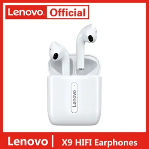 lenovo x9 wireless earphone bluetooth 5 0 touch control dynamic hifi hd stereo earbuds with mic headset for xiaomi mobile phone free global shipping