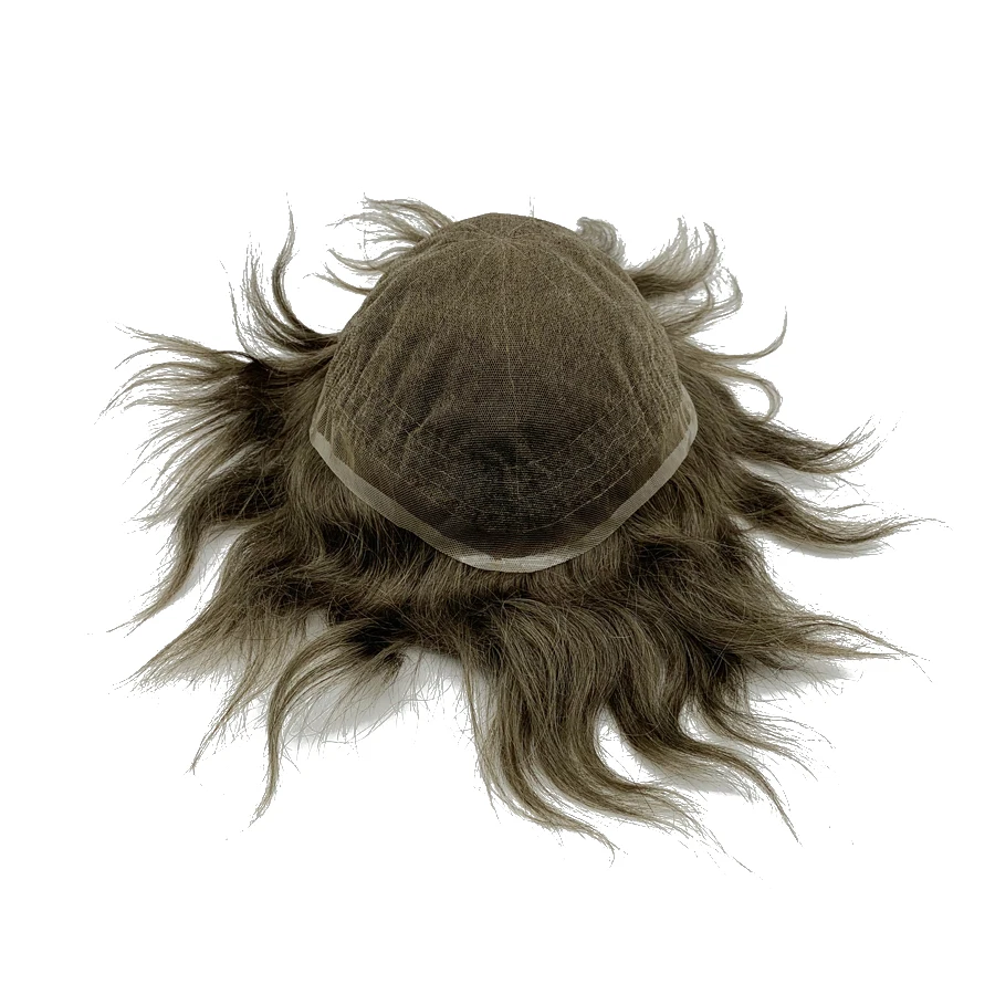 Невидимая линия волос дышащий супертонкий швейцарский кружевной парик