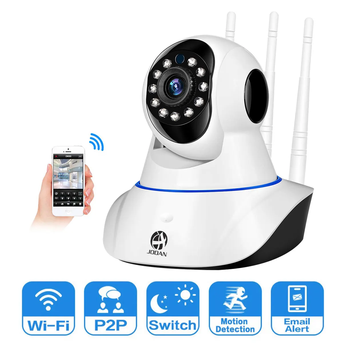 Видеонаблюдение для дома Wi fi камера Wifi камера Домашняя безопасность ip-камера Беспроводная видеонаблюдение Wi-fi ночное видение 1080P Cam отправка A или B случайным образом