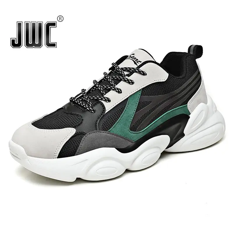 

JWC Lightweight Running Shoes Men Zapatillas Hombre Breathable Comfortable Fitness Men Chunky Sneakers Sport Shoes Four Seasons