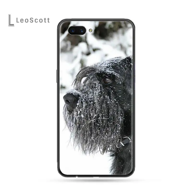 

Lovely Dogs Schnauzer Phone Case For OPPO F 1S 7 9 K1 A77 F3 RENO F11 A5 A9 2020 A73S R15 REALME PRO