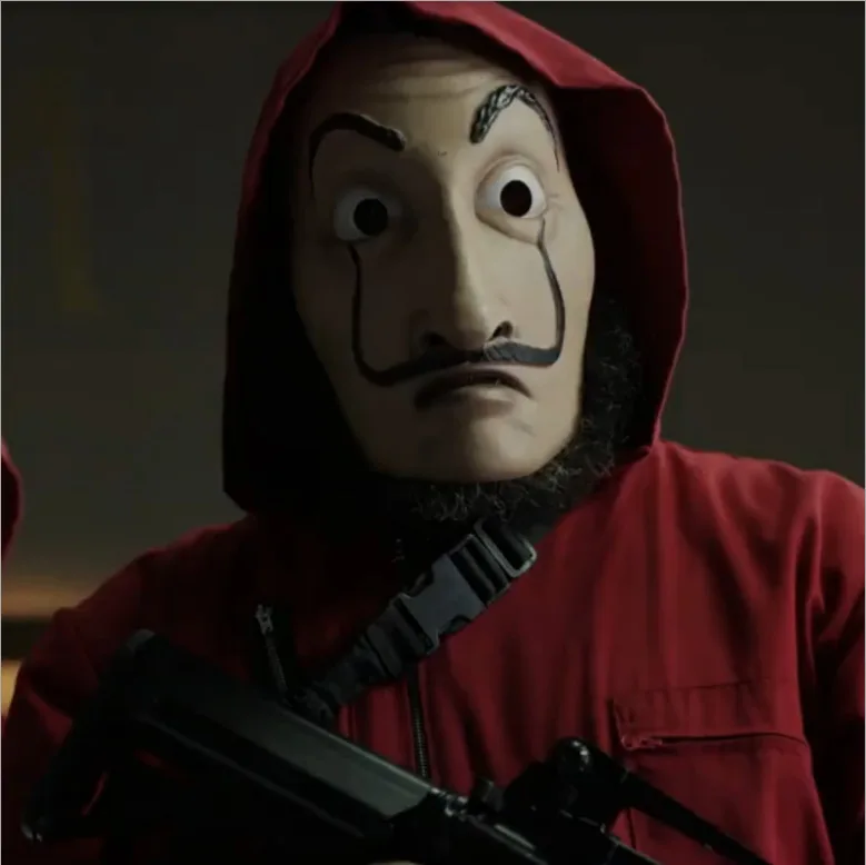 1 шт. Хэллоуин вечерние Сальвадор Дали Косплэй маска деньги Heist House of Paper La Casa De Papel