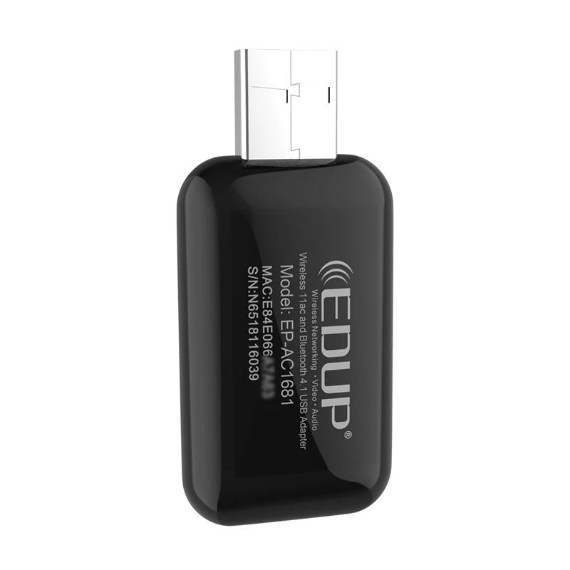 USB Wi-Fi адаптер EDUP 1300 Мбит/с 2 4/5 ГГц Bluetooth 4 1 | Компьютеры и офис
