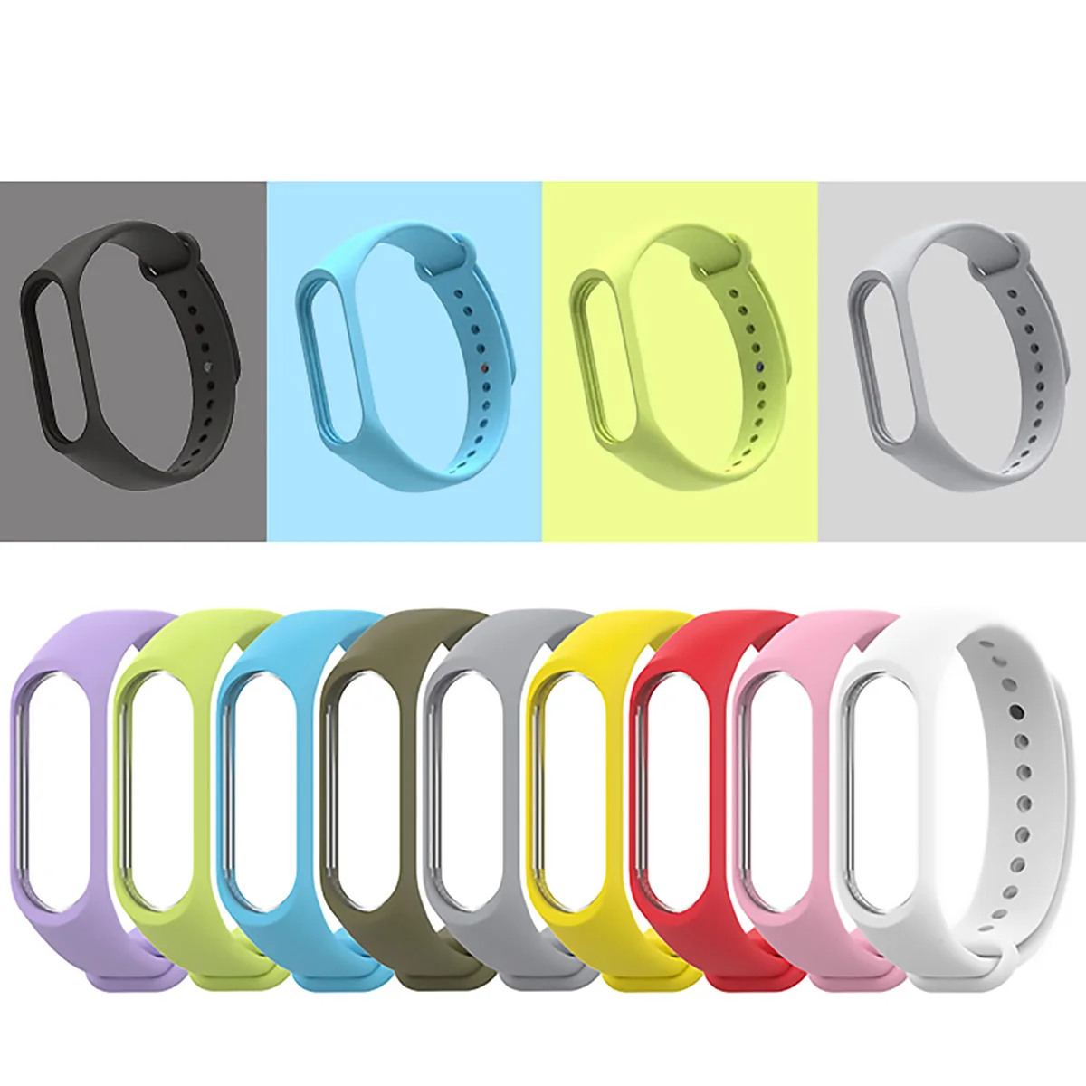 Силиконовый ремешок для Xiaomi mi Band 3 4 ремешок для спортивных часов часы умный Браслет сменный ремешок для mi Band 3 умный Браслет