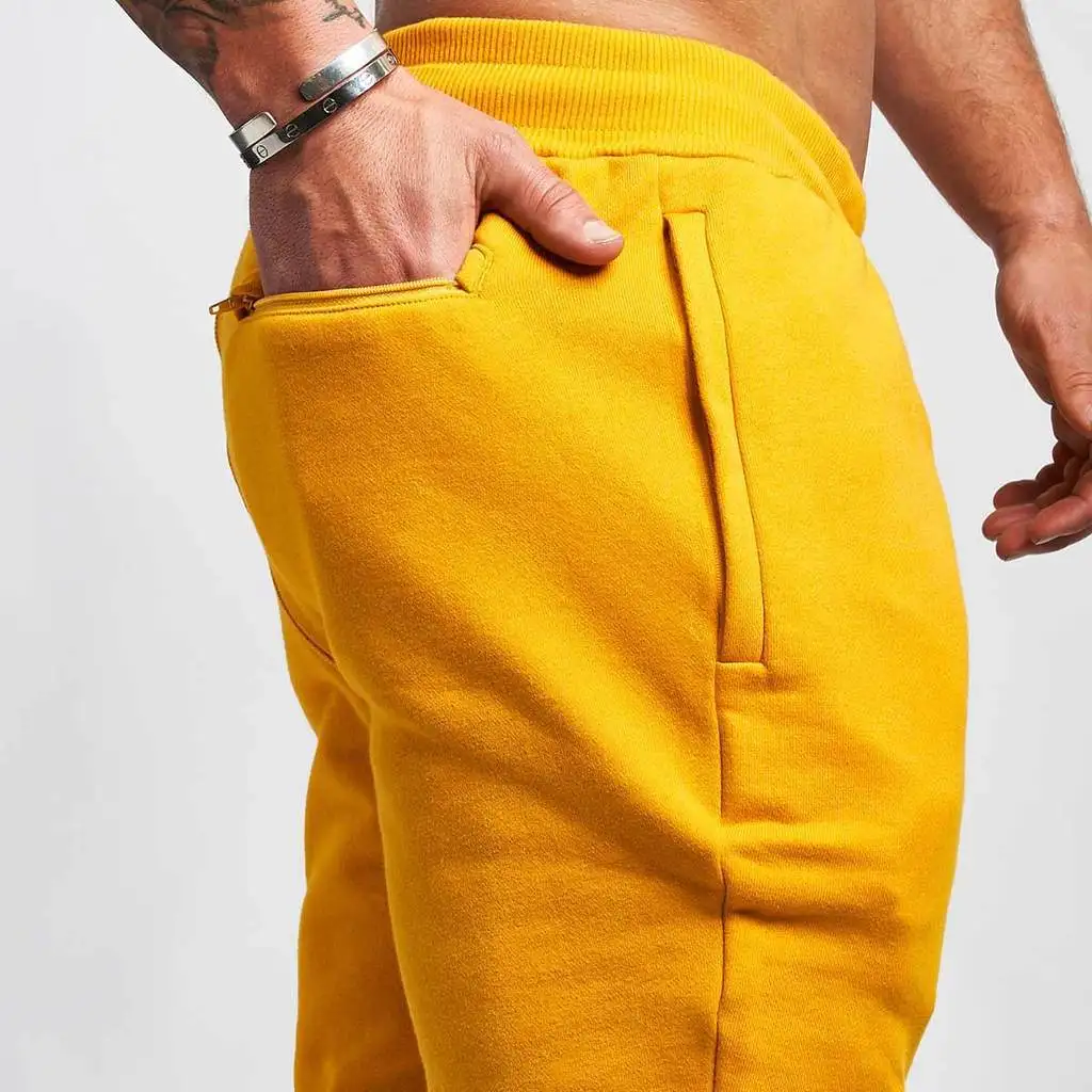 

New muscle fitness men's spring sports pants street fashion casual pants slim pants