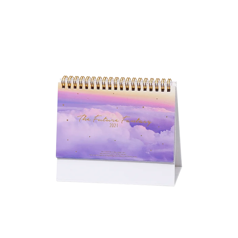 

Yoofun 2021 Future Fantasy Sky Series Desktop Calendar Dual Daily Schedule Table Planner Yearly Agenda Organizer Office