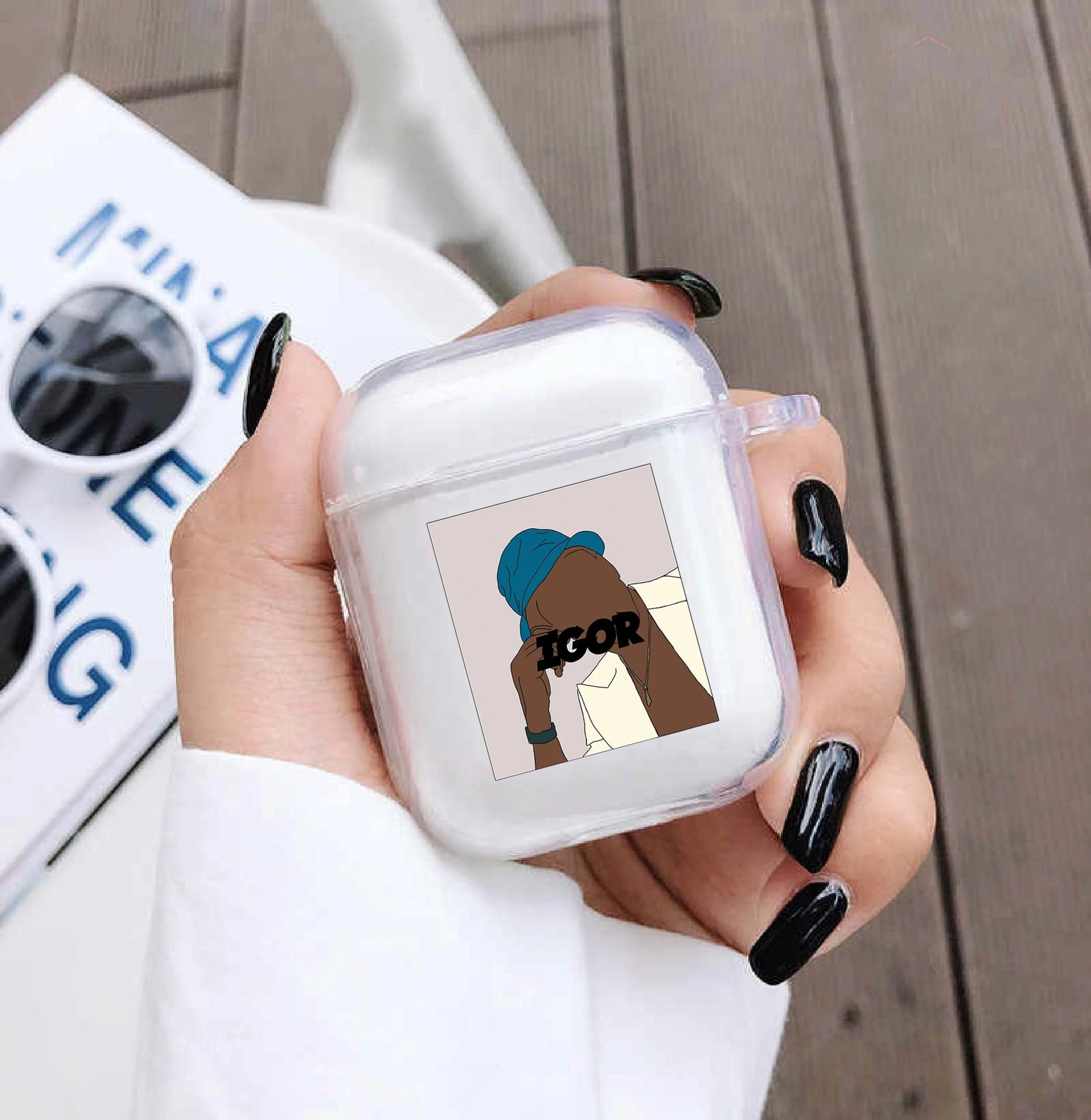 Чехол для Airpod pro прозрачный силиконовый чехол Airpods 2 1 3 s | Мобильные телефоны и