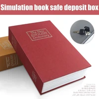 mini money safe deposit box secret book hidden secret security cash safe box key unlock children saving box for coins