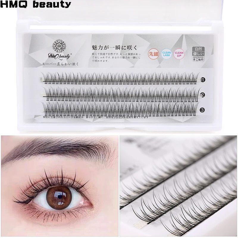 

1Box 120Cluster Individual Eyelash Extension Mink Lashes Artificial Lashes Makeup Hand Made Soft Natural Lash Extension Supplies