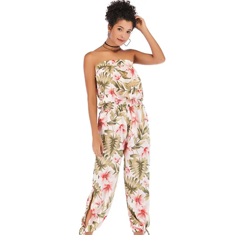 Длинный Облегающий комбинезон женские топ сайдеры с воротником без рукавов