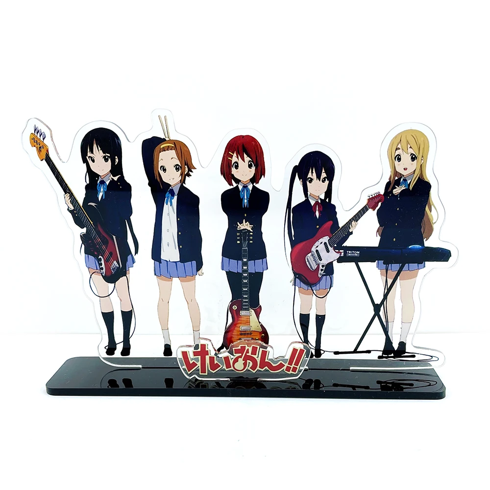 K-ON KON group Hirasawa Yui Akiyama Mio Tainaka Ritsu Kotobuki Tsumugi HM фигурка на акриловой подставке | Игрушки