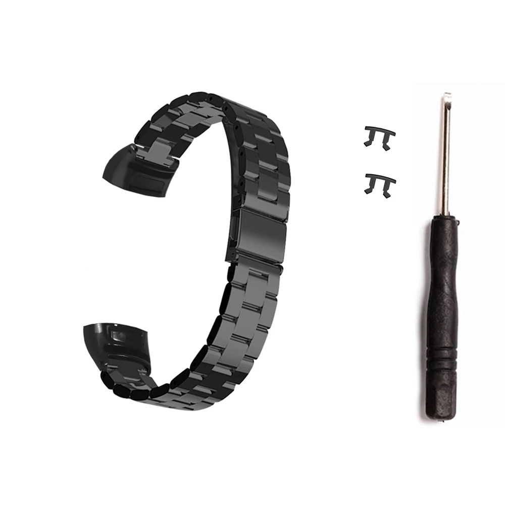 Высококачественный металлический ремешок из нержавеющей стали для Huawei Honor Band 5 4