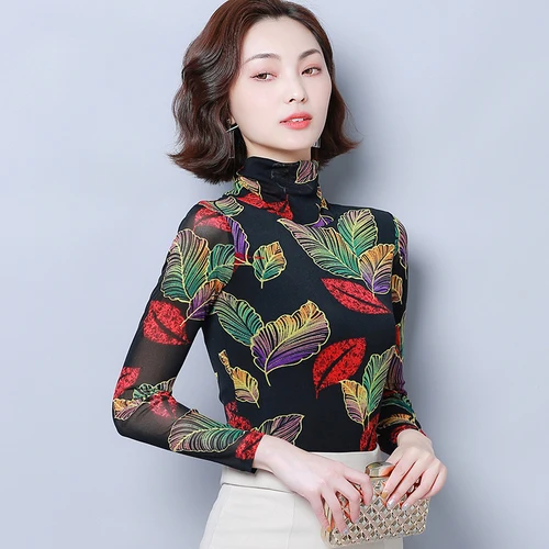 Осень 2020 новый стиль модные эластичные изысканные с принтом большой код женские