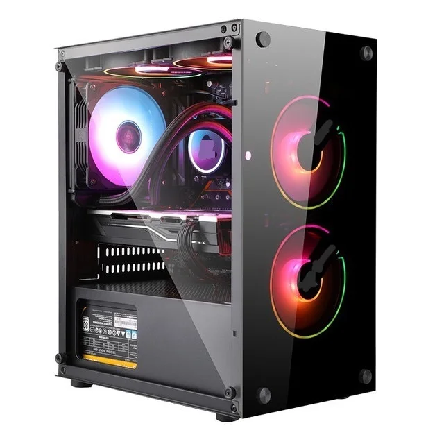 RGB Backlit Style PC Gamer Towers Gaming Computer gehäuse
