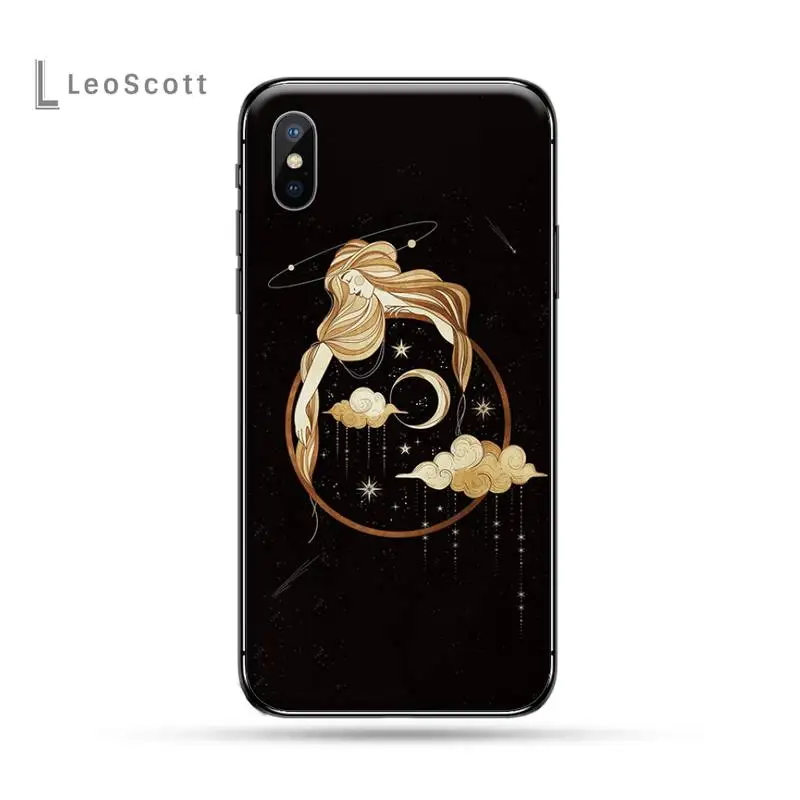 

Witches Moon Tarot Mystery Totem The Lovers Phone Cases for iPhone 11 12 pro XS MAX 8 7 6 6S Plus X 5S SE 2020 XR