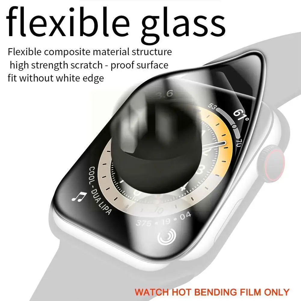 

1pcs 41/45 Mm High Quality Watch Film For 7 Full Screen Waterproof Composite Hot Bending Film Y7k6 B0G5