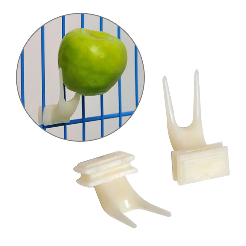 1 шт. фруктовая вилка кормушка для птиц попугай птица Пластик Еда держатель