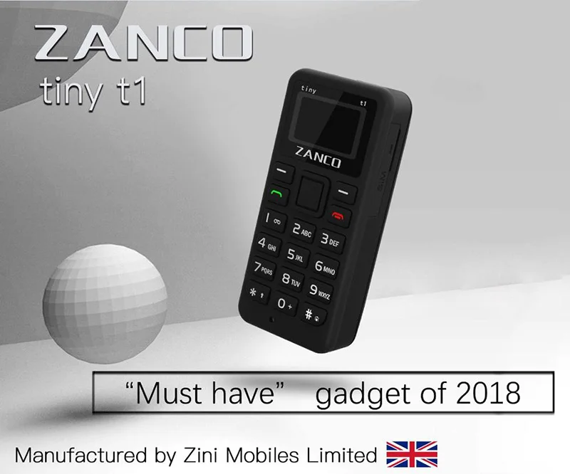 ZANCO Tiny T1 самый маленький в мире мобильный телефон разблокированный основной мини мобильный телефон для пожилых людей и детей портативный