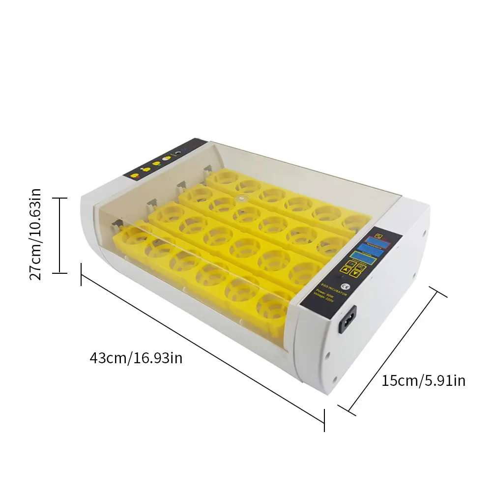 

High-Performance Egg Incubator Mini Automatic Control Incubator Temperature Control And Humidity Display Digital Egg Incubator